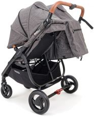 Прогулянкова коляска для двійні Valco Baby Snap Duo Trend Charcoal, з народження до 40 кг, тканина Tailormade